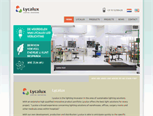 Tablet Screenshot of lycalux.nl